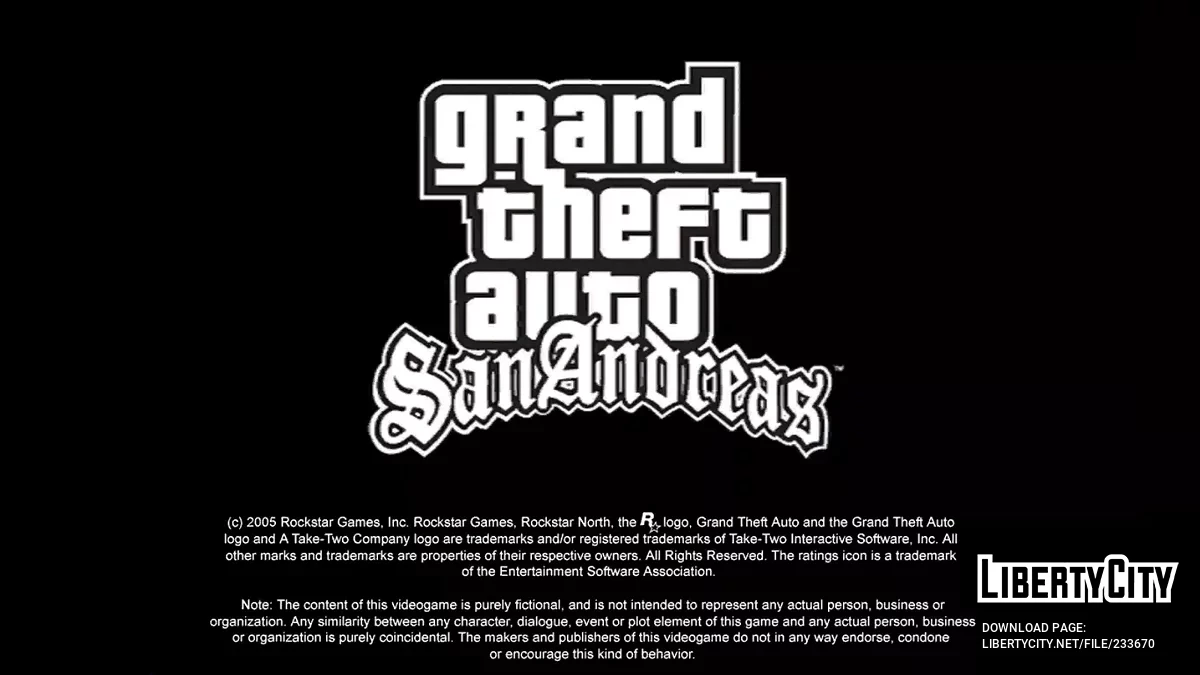 Интерфейс из бета-версии игры (Восстановлено) / GTA San Andreas