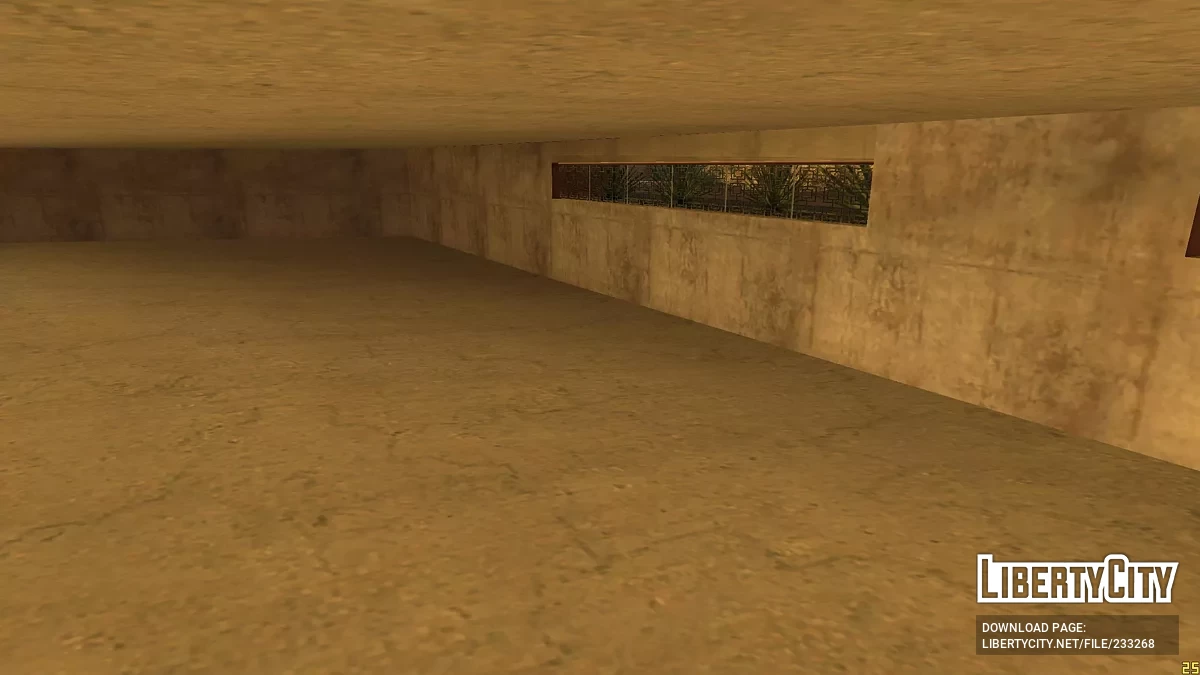 Открытый гараж здания в LS / GTA San Andreas