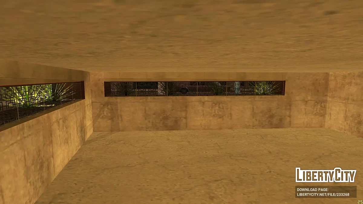 Открытый гараж здания в LS / GTA San Andreas