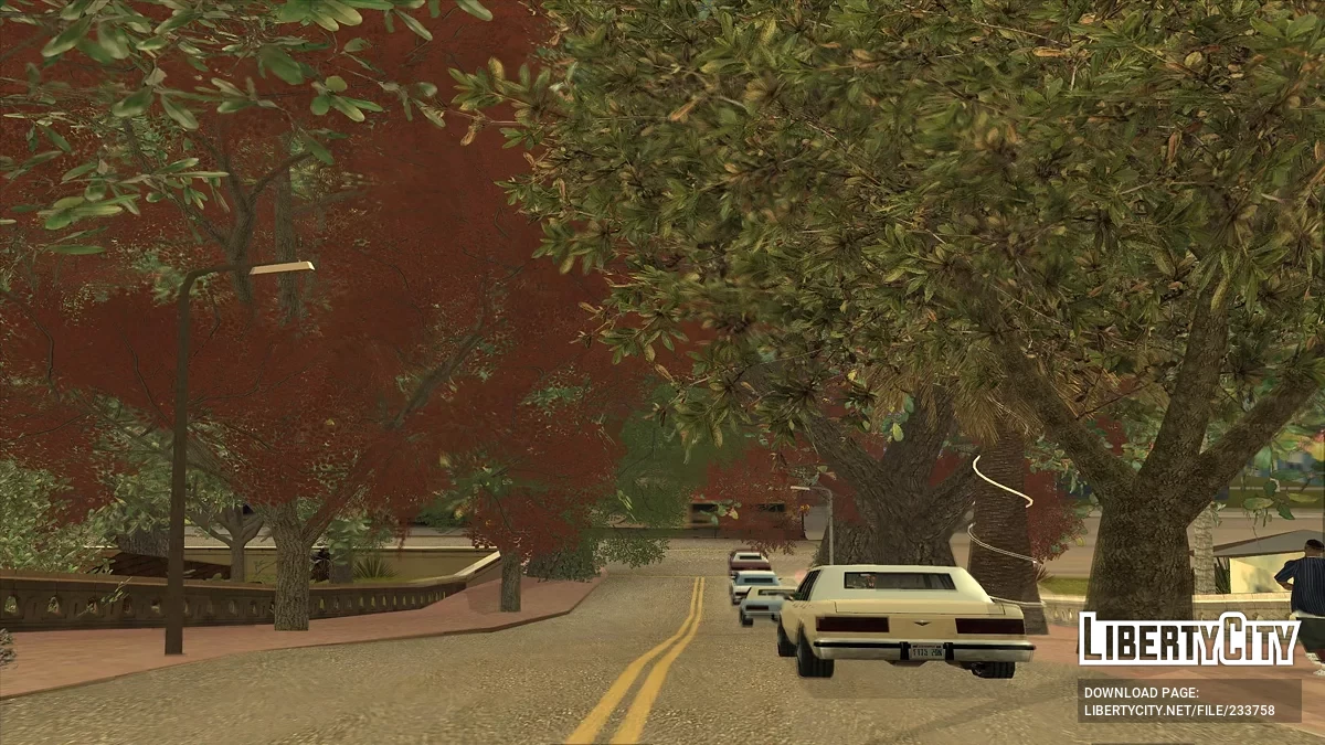 Много растительности на Гроув Стрит / GTA San Andreas