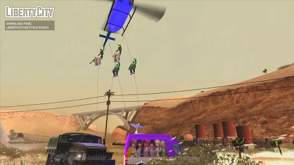 Супер Гроув Стрит Фэмилис в стиле SWAT / GTA San Andreas