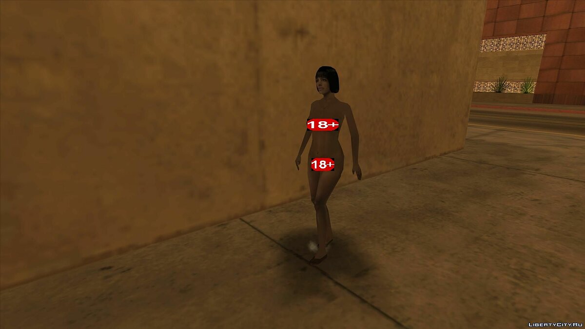 Nude Girl Peds Mod (Naked Girls) 18+ для GTA San Andreas - Картинка #2