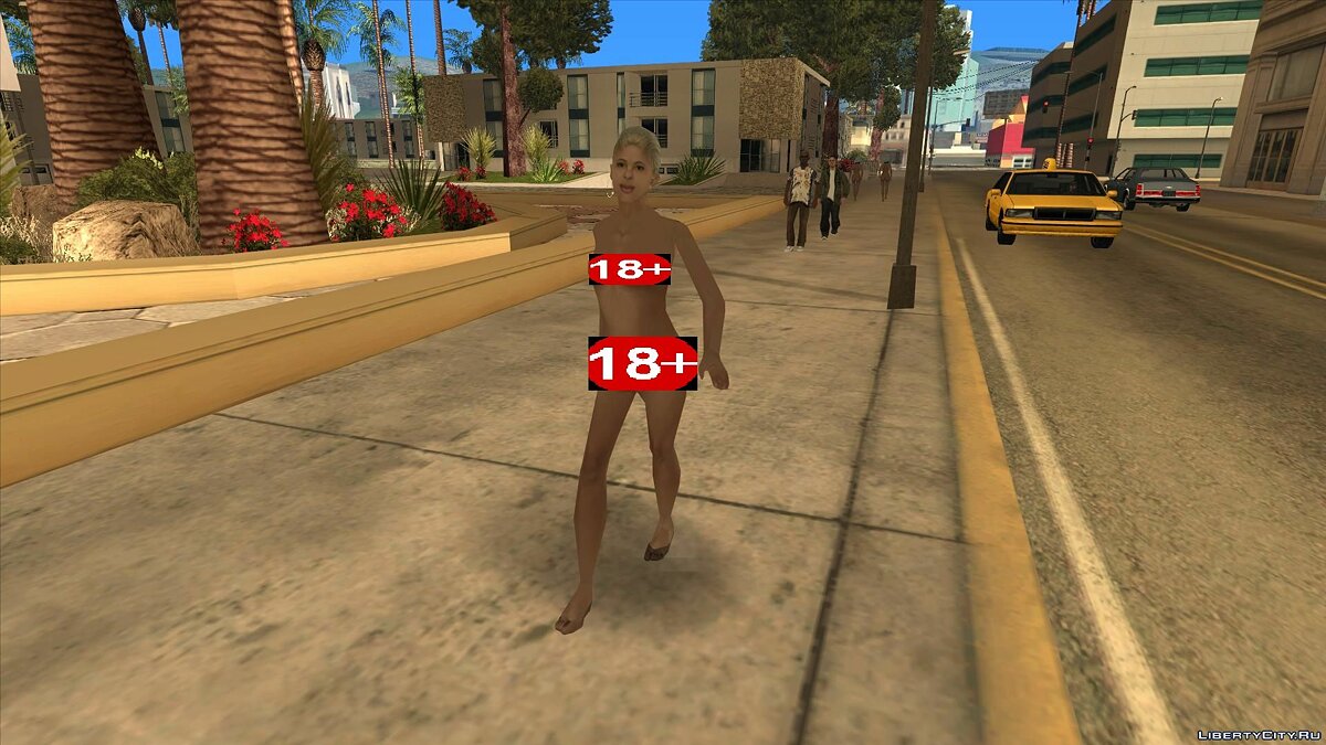 Nude Girl Peds Mod (Naked Girls) 18+ для GTA San Andreas - Картинка #6