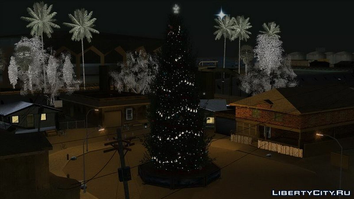 Новогодние (рождественские) ели из GTA V для GTA San Andreas - Картинка #5