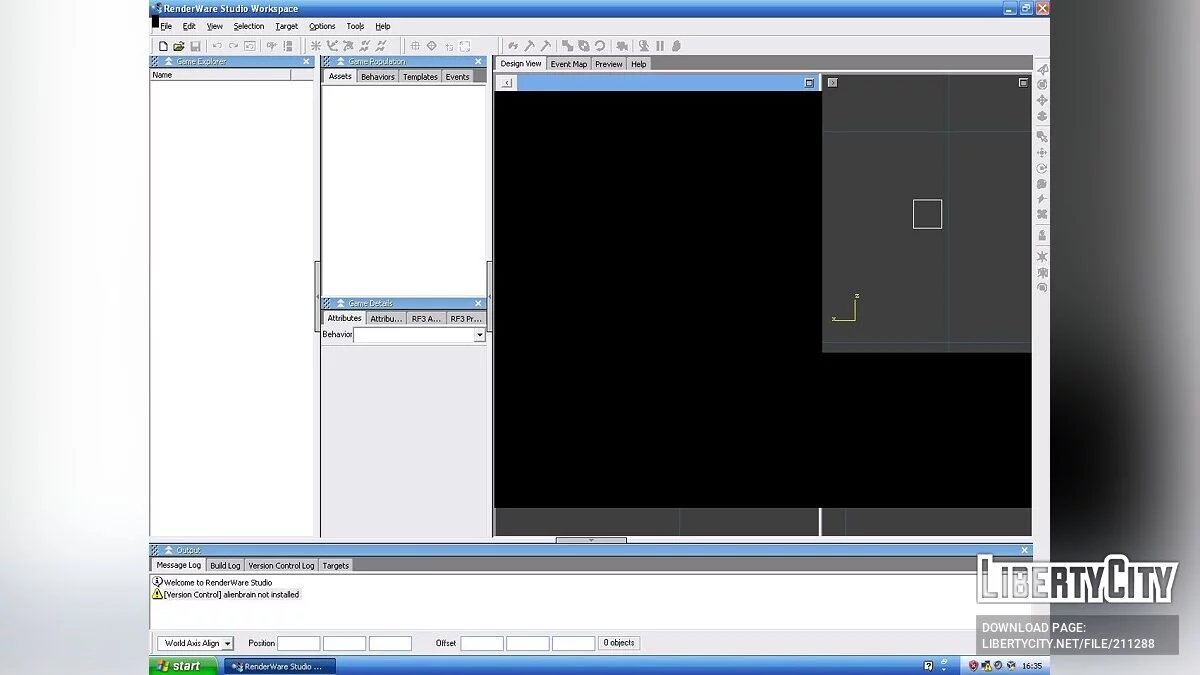 RenderWare Studio 2.0.1 / GTA San Andreas