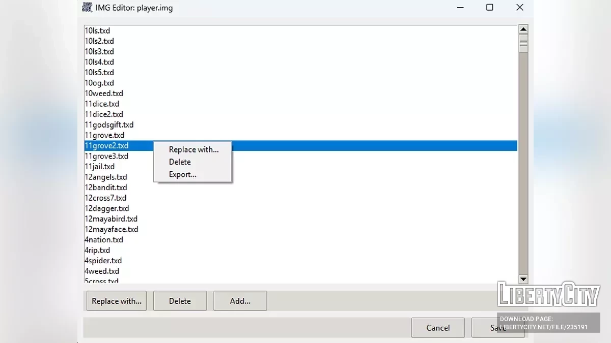 .img BatchViewRender (BVR) / GTA San Andreas