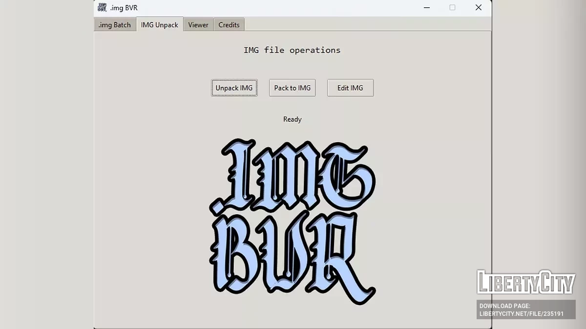 .img BatchViewRender (BVR) / GTA San Andreas