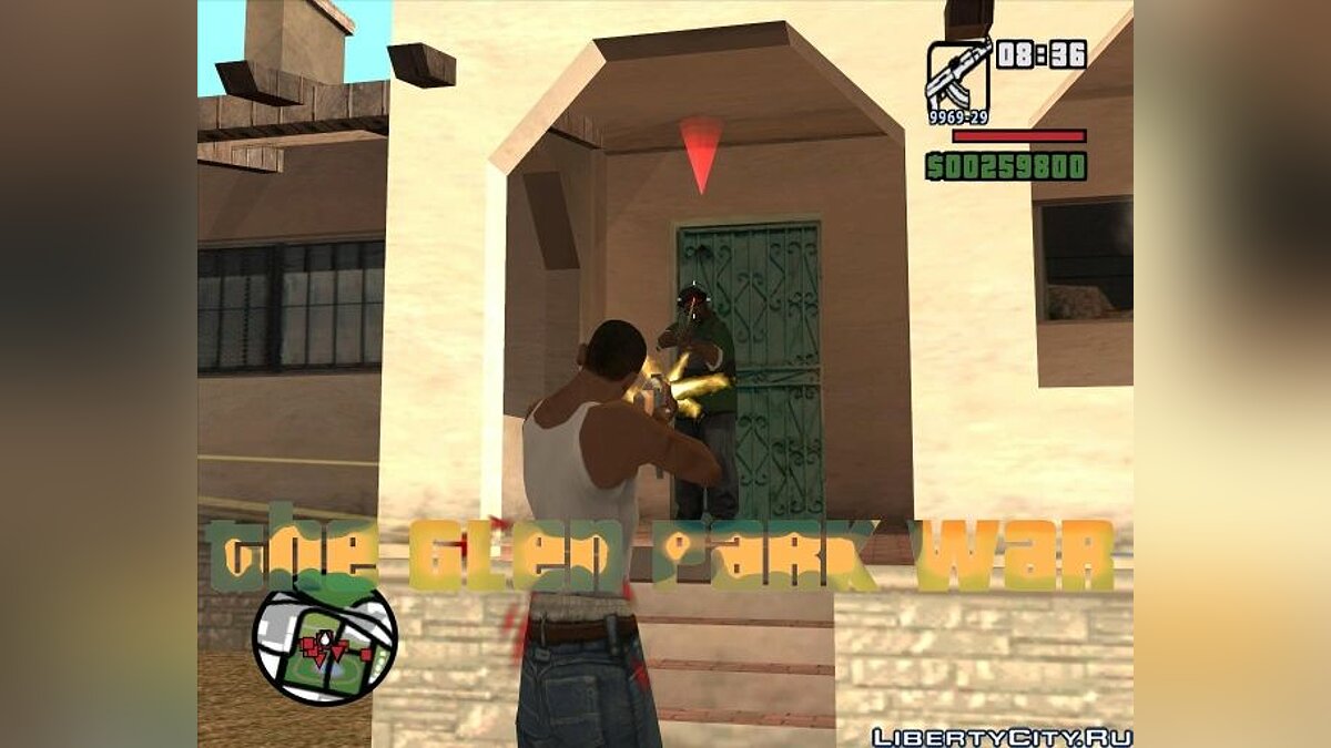 Скачать Война в Глен Парке для GTA San Andreas