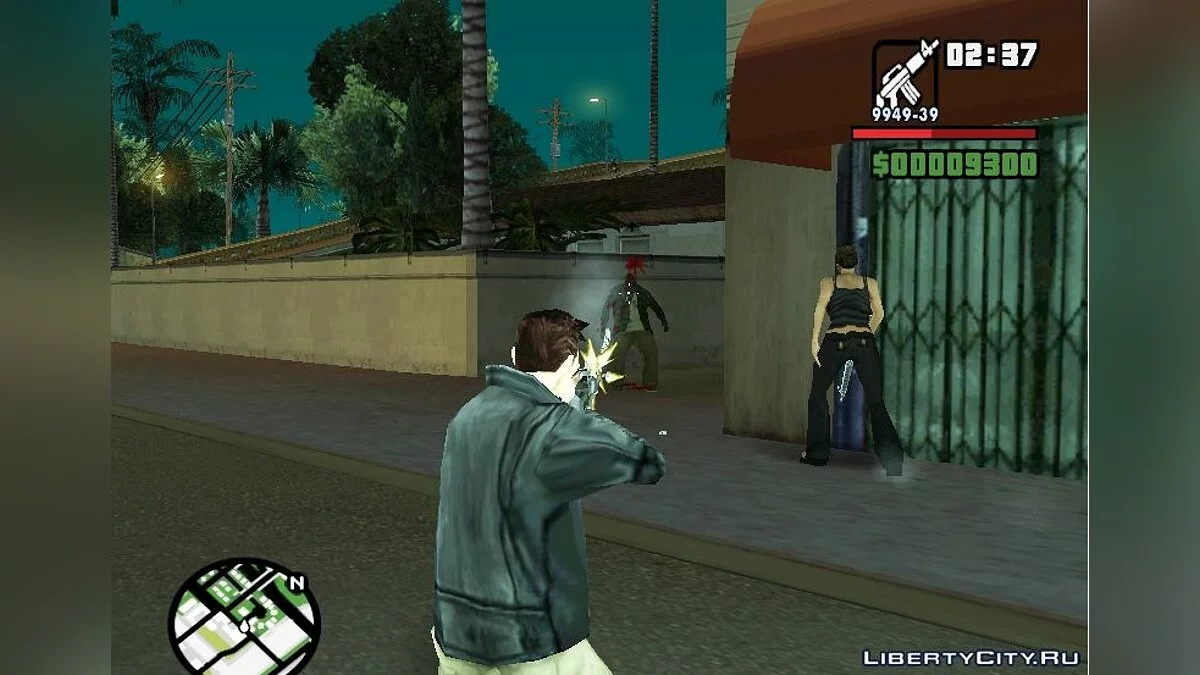 Catalina and Claude VS Groove Street / GTA San Andreas