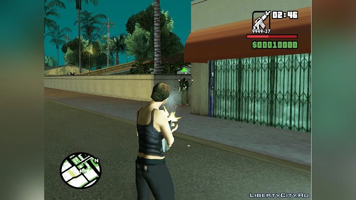 Catalina and Claude VS Groove Street / GTA San Andreas