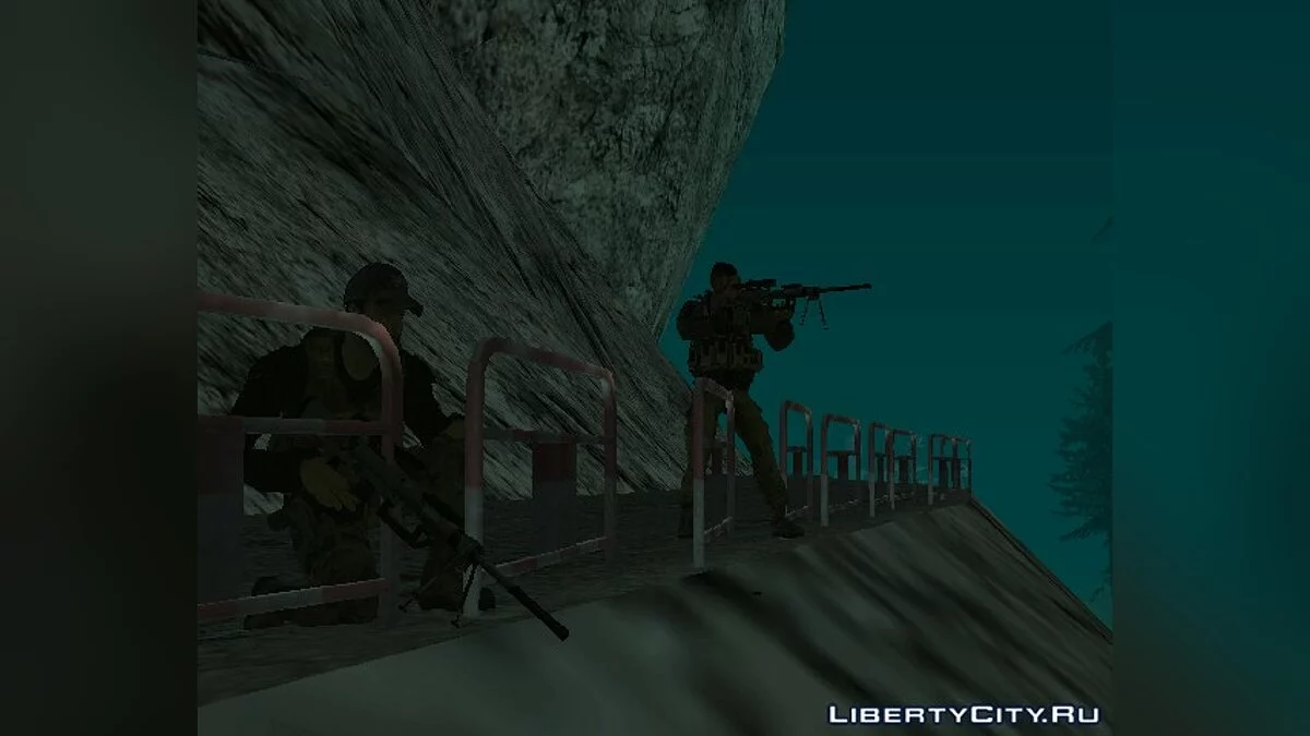 Call of Duty Modern Warfare (Действие I) / GTA San Andreas