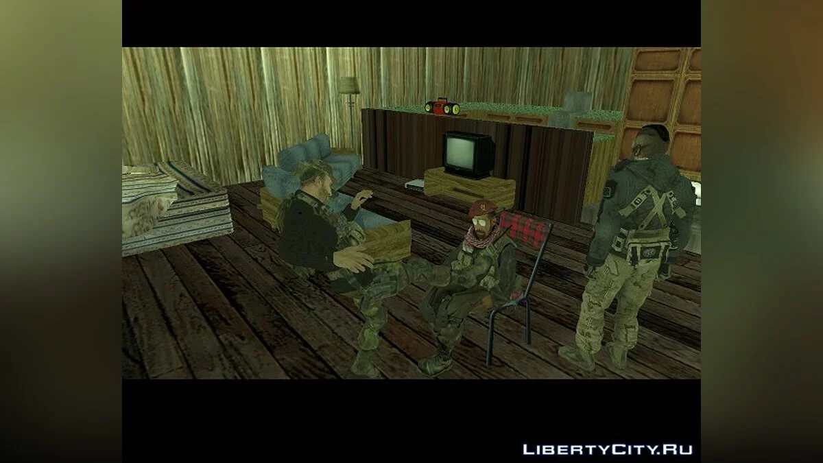 Call of Duty Modern Warfare (Действие II) / GTA San Andreas