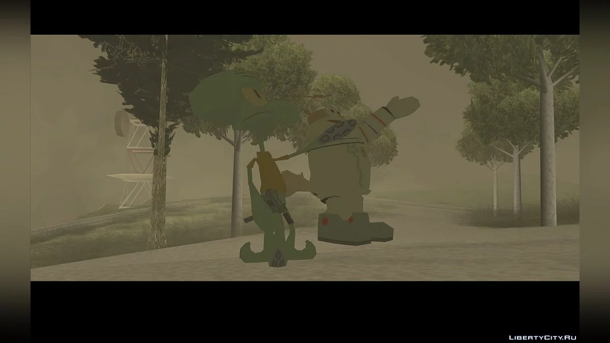 Суицид Сквидварда / GTA San Andreas