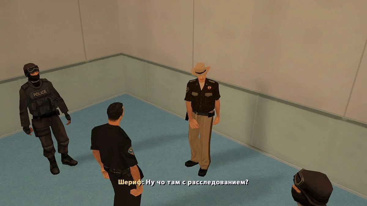 Полиция в городе / GTA San Andreas