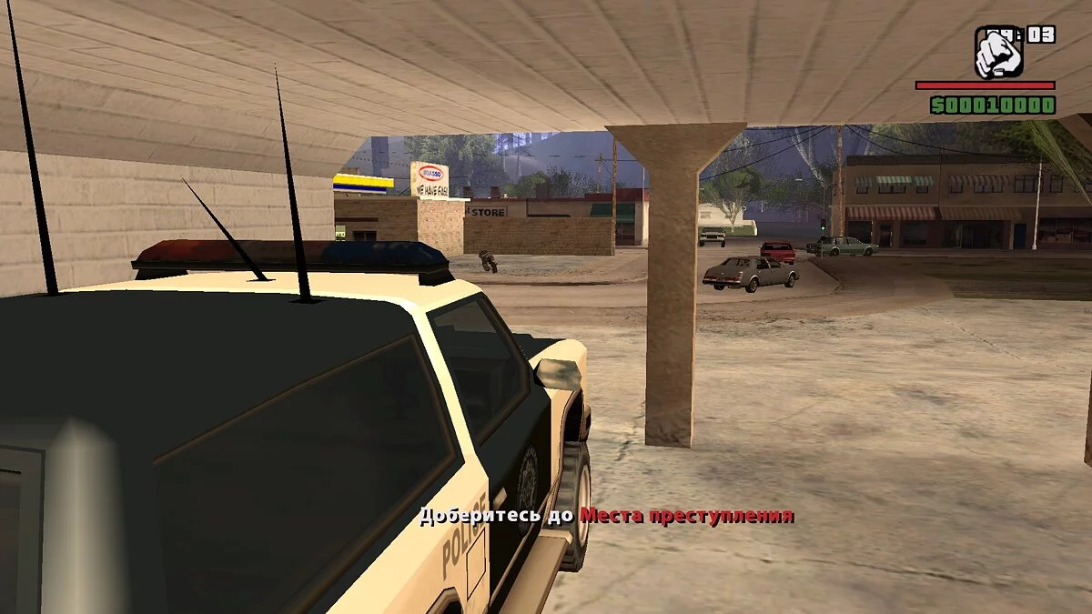 Полиция в городе / GTA San Andreas
