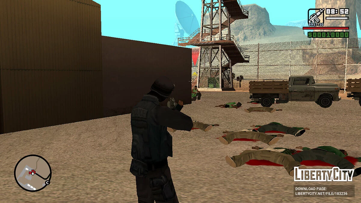 Военный Сэм, часть вторая: Защита Базы / GTA San Andreas
