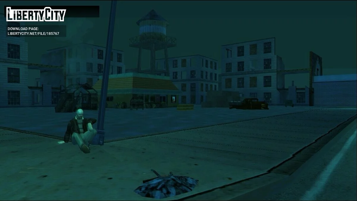 Аптека, Улица, Фонарь / GTA San Andreas