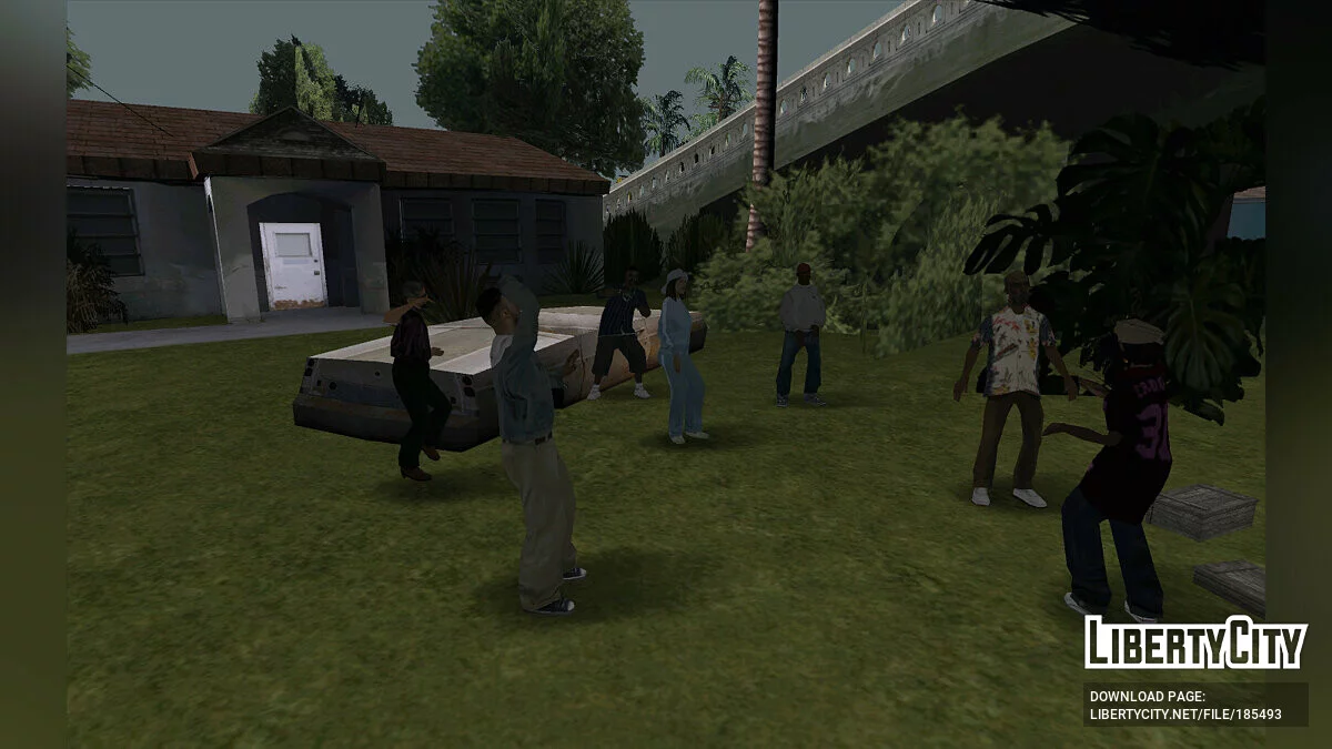 Как дед Петрович Новый год спасал / GTA San Andreas