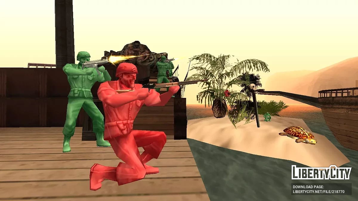 Красная черта: Аркада / GTA San Andreas