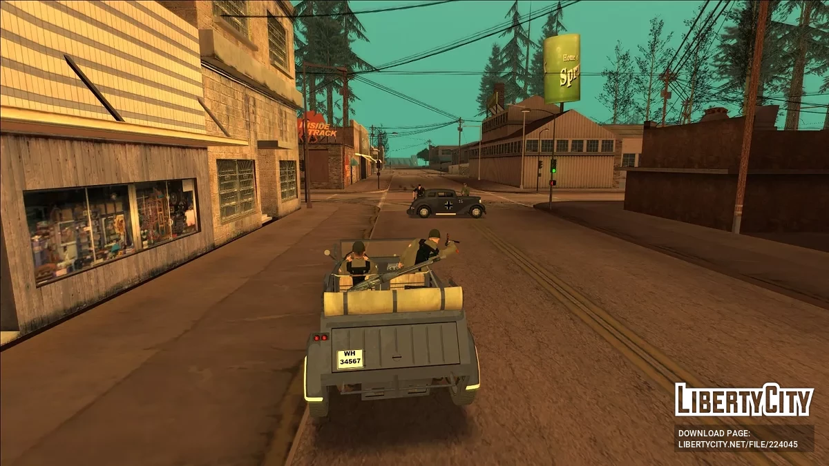 Война в Европе - 1. Орлиные глаза / GTA San Andreas