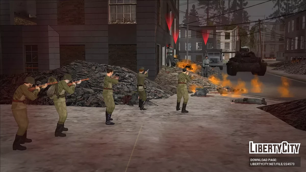 Война в Европе - 3. Красная тревога / GTA San Andreas