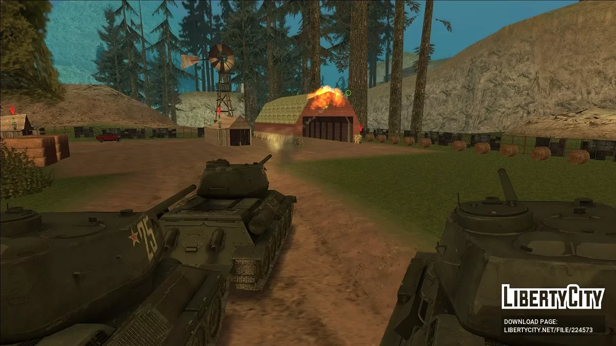 Война в Европе - 3. Красная тревога / GTA San Andreas
