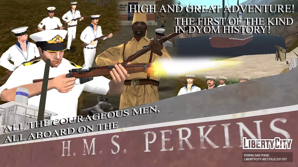 Корабль Его/Её Величества Перкинс / GTA San Andreas