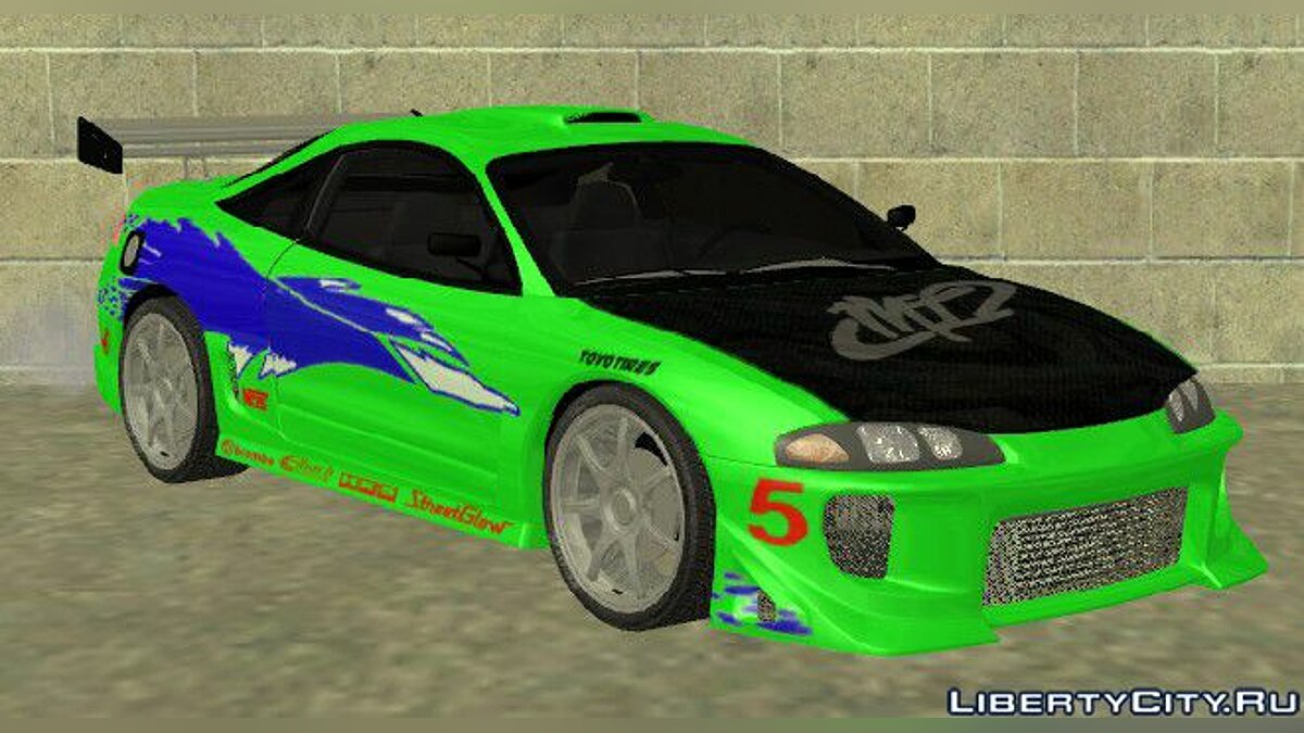 Скачать Mitsubishi Eclipse FnF для GTA San Andreas