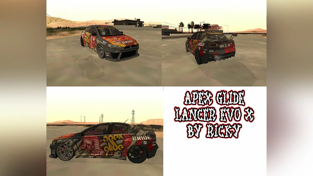 Mitsubishi Lancer Evo X / GTA San Andreas