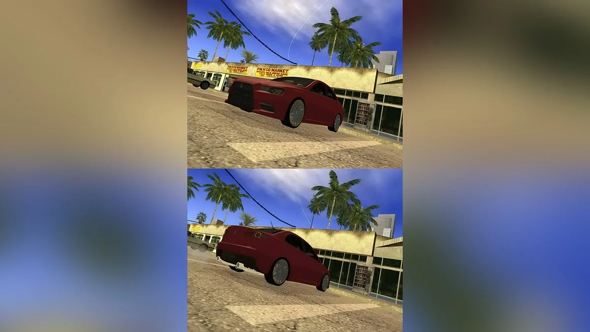Mitsubishi Lancer Evolution X / GTA San Andreas