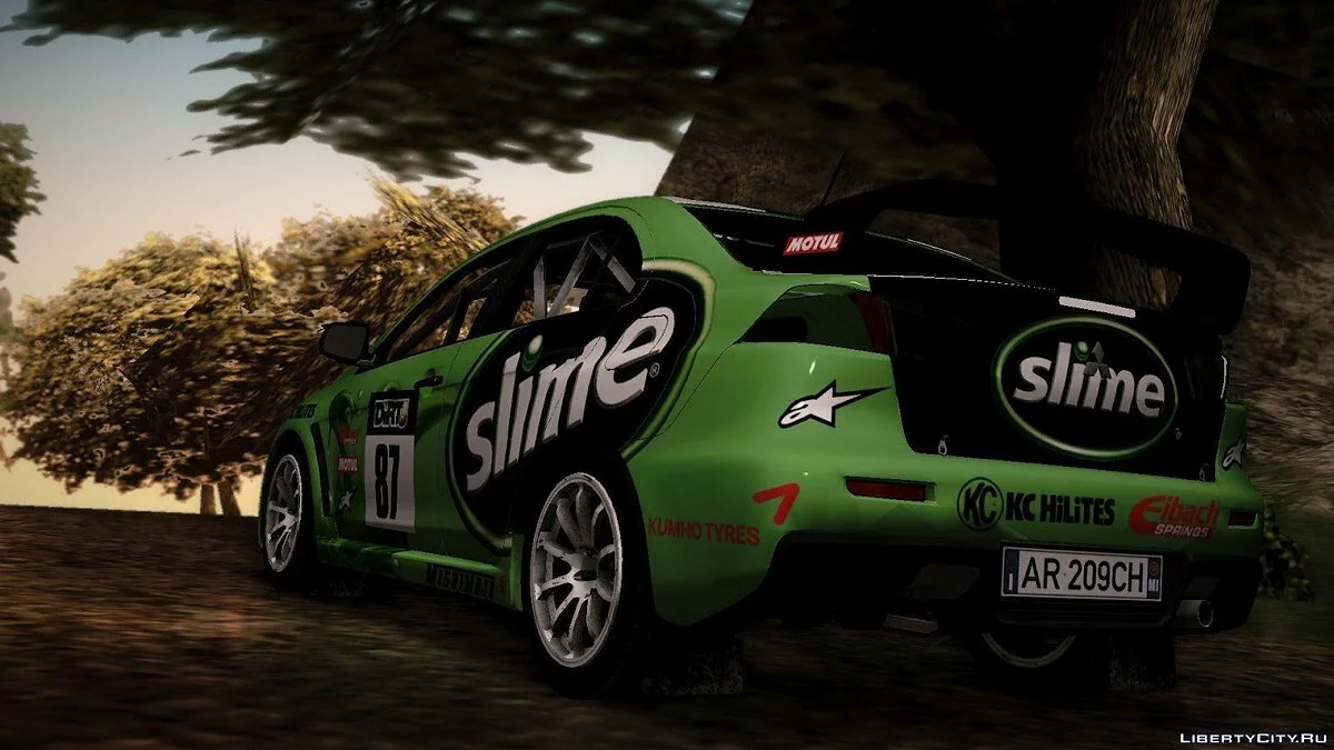 Mitsubishi Lancer Evolution X Rally / GTA San Andreas