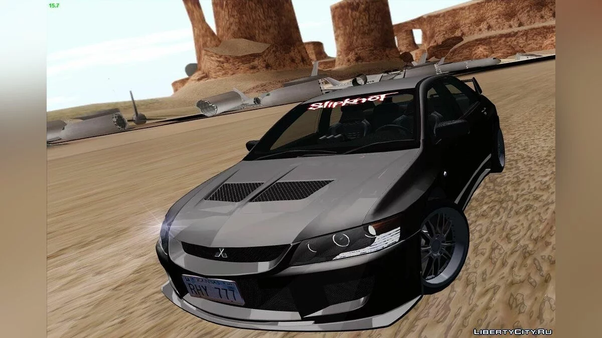 Mitsubishi Lancer EVO VIII BlackDevil / GTA San Andreas