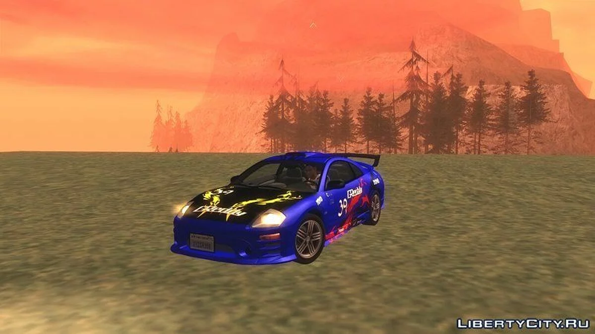 2003 Mitsubishi Eclipse GTS Mk.III IVF + HQLM [Tunable] / GTA San Andreas