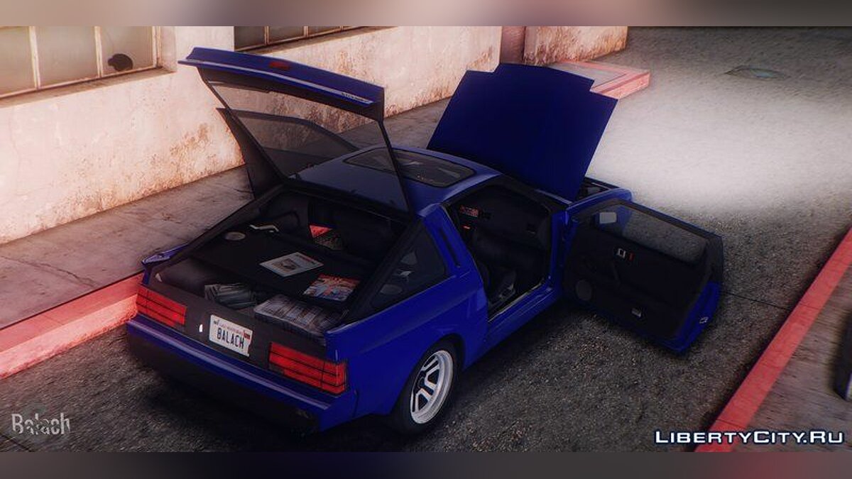 Скачать Mitsubishi Starion ESi-R (US-Spec) 1986 1.1.0 для GTA San Andreas