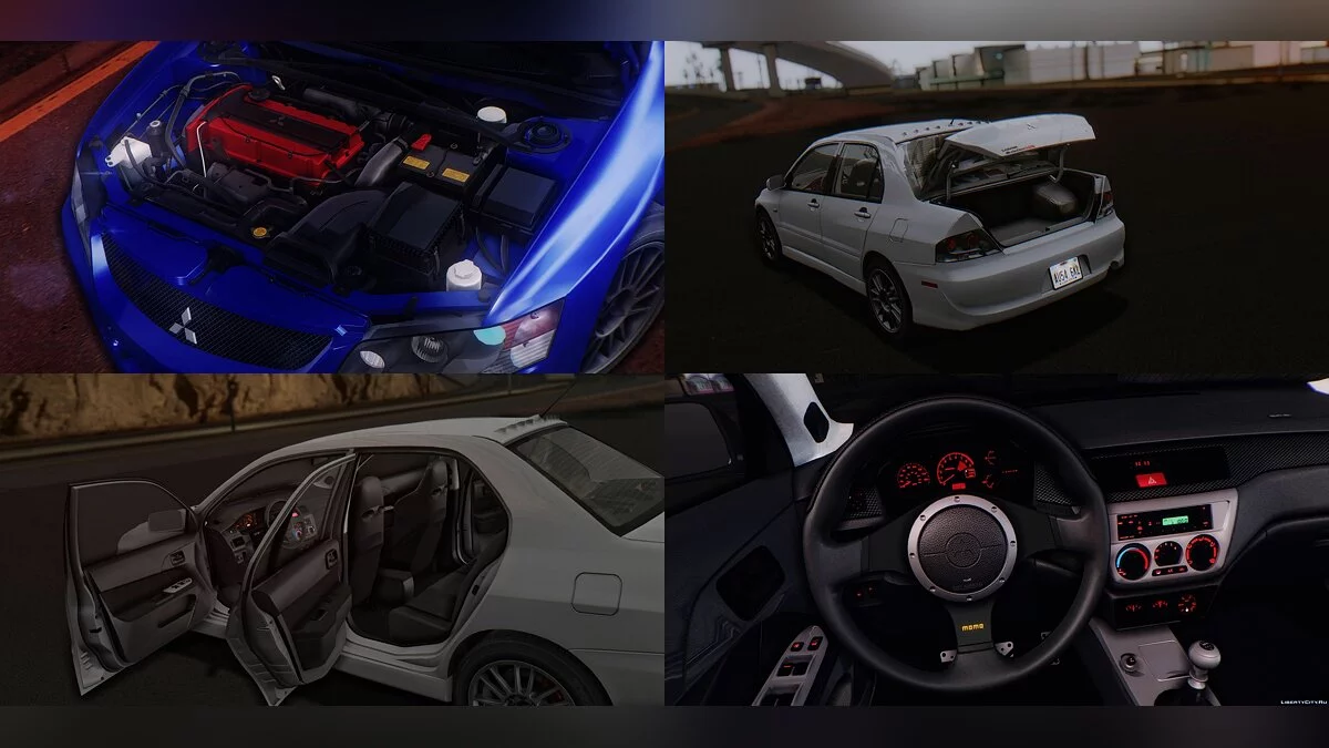 2006 Mitsubishi Lancer Evolution IX MR v1.01 (USDM) / GTA San Andreas