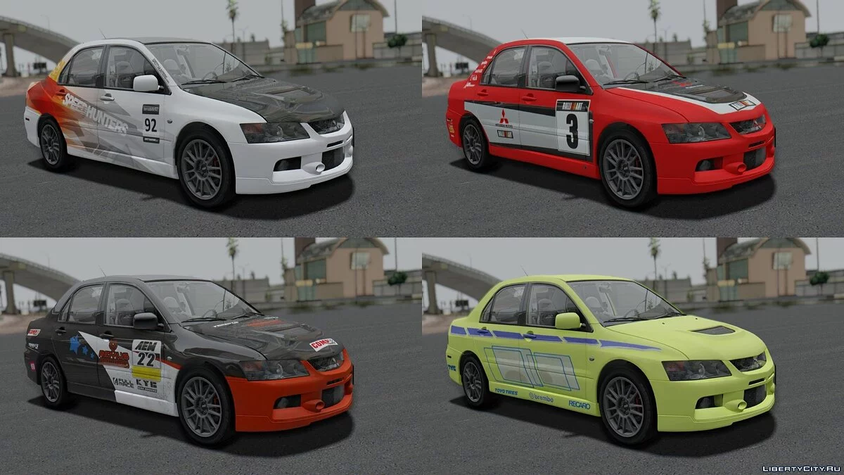 2006 Mitsubishi Lancer Evolution IX MR v1.01 (USDM) / GTA San Andreas