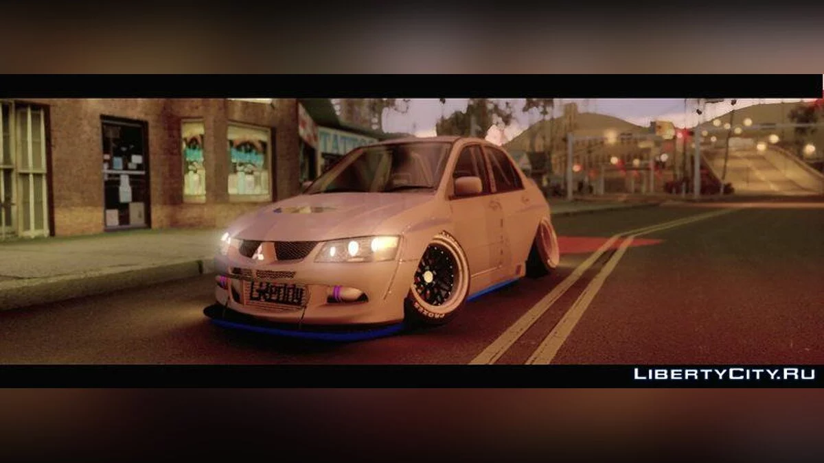 Mitsubishi Lancer EVO IIV Clinched BodyKits Camber 2003 / GTA San Andreas