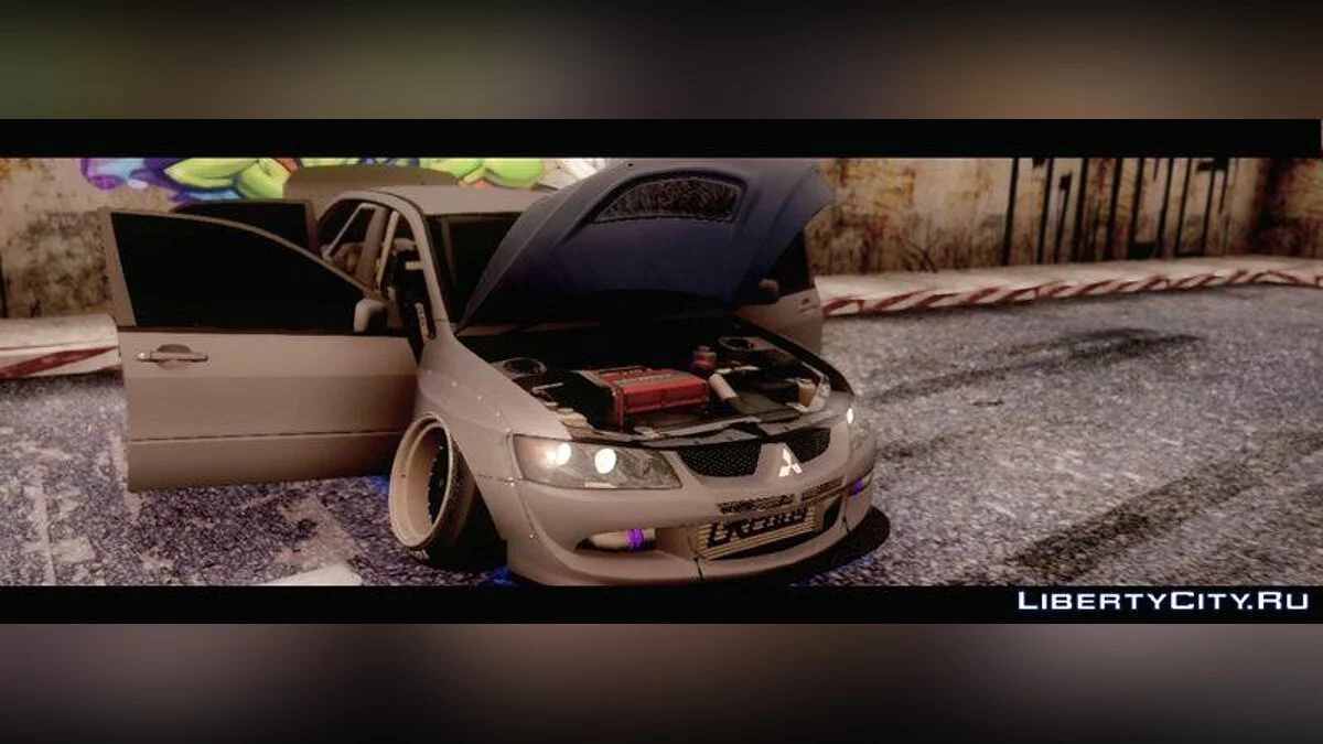 Mitsubishi Lancer EVO IIV Clinched BodyKits Camber 2003 / GTA San Andreas