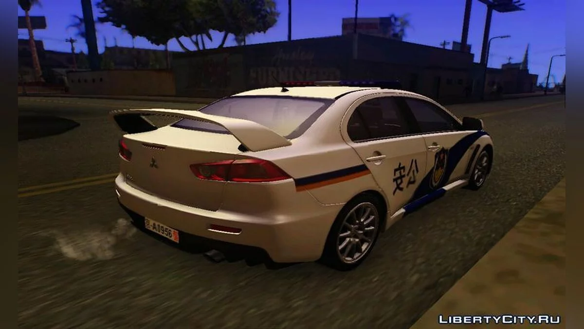 Mitsubishi Evo X Chinese Police / GTA San Andreas