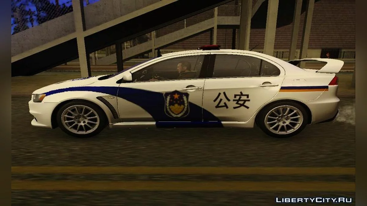 Mitsubishi Evo X Chinese Police / GTA San Andreas