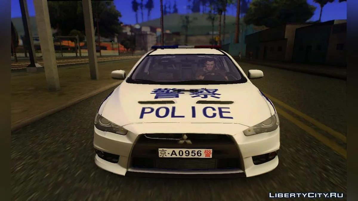 Mitsubishi Evo X Chinese Police / GTA San Andreas