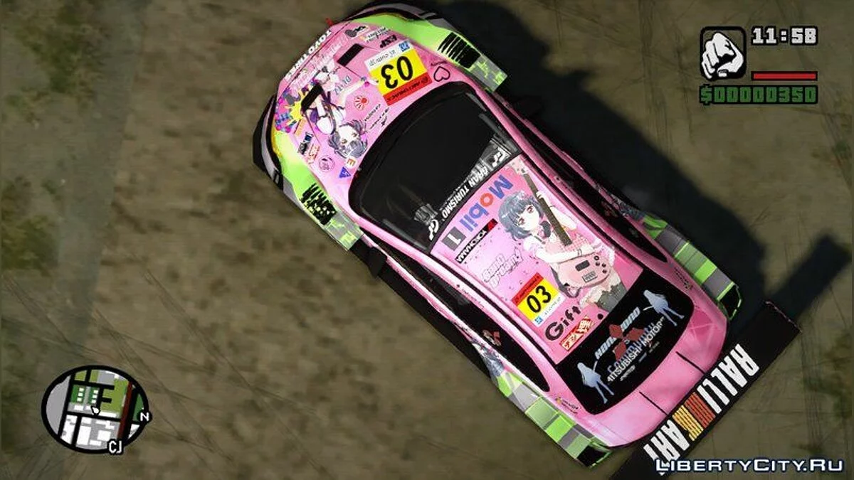 2015 Mitsubishi Lancer Evolution X Final Edition GT3 / GTA San Andreas