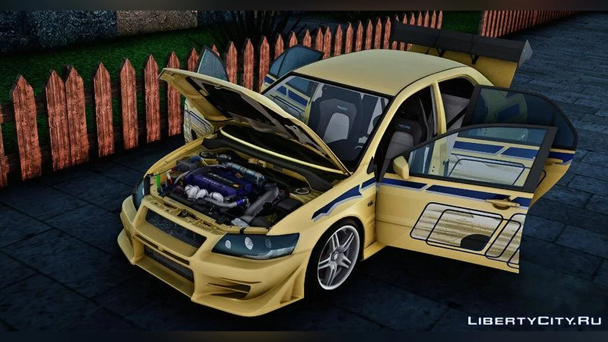 2002 Mitsubishi Lancer Evolution VII 2F2F / GTA San Andreas