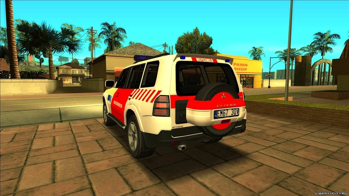 Mitsubishi Pajero Katasztrófavédelem / GTA San Andreas