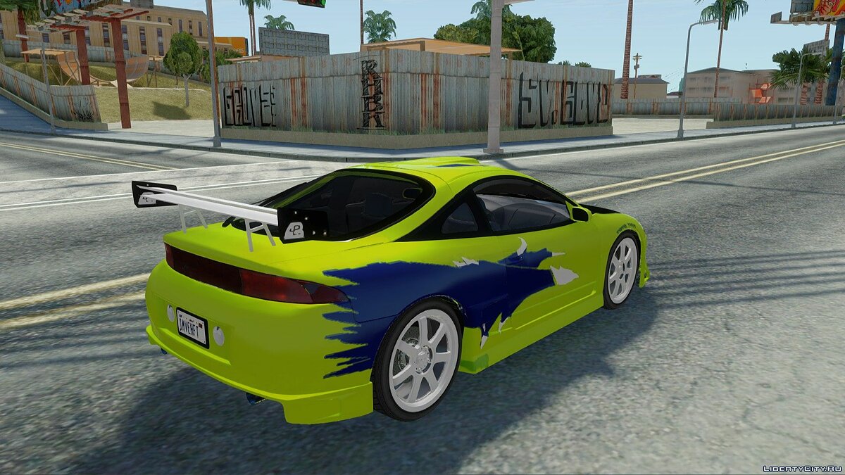 Скачать Mitsubishi Eclipse GSX 1996 из Форсажа 1 для GTA San Andreas