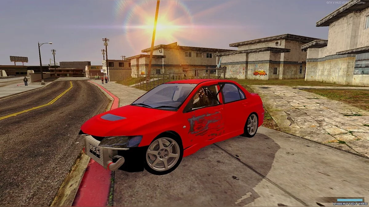 Mitsubishi Lancer Evolution VIII (spoiler fixed)  / GTA San Andreas