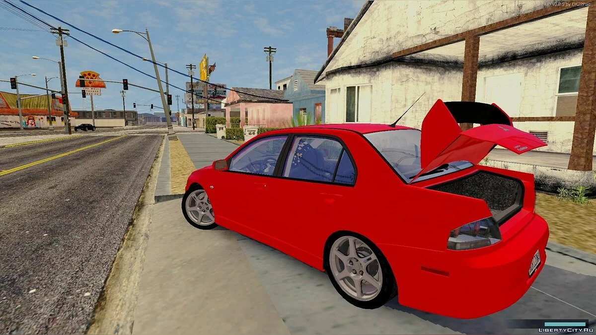 Mitsubishi Lancer Evolution VIII (spoiler fixed)  / GTA San Andreas