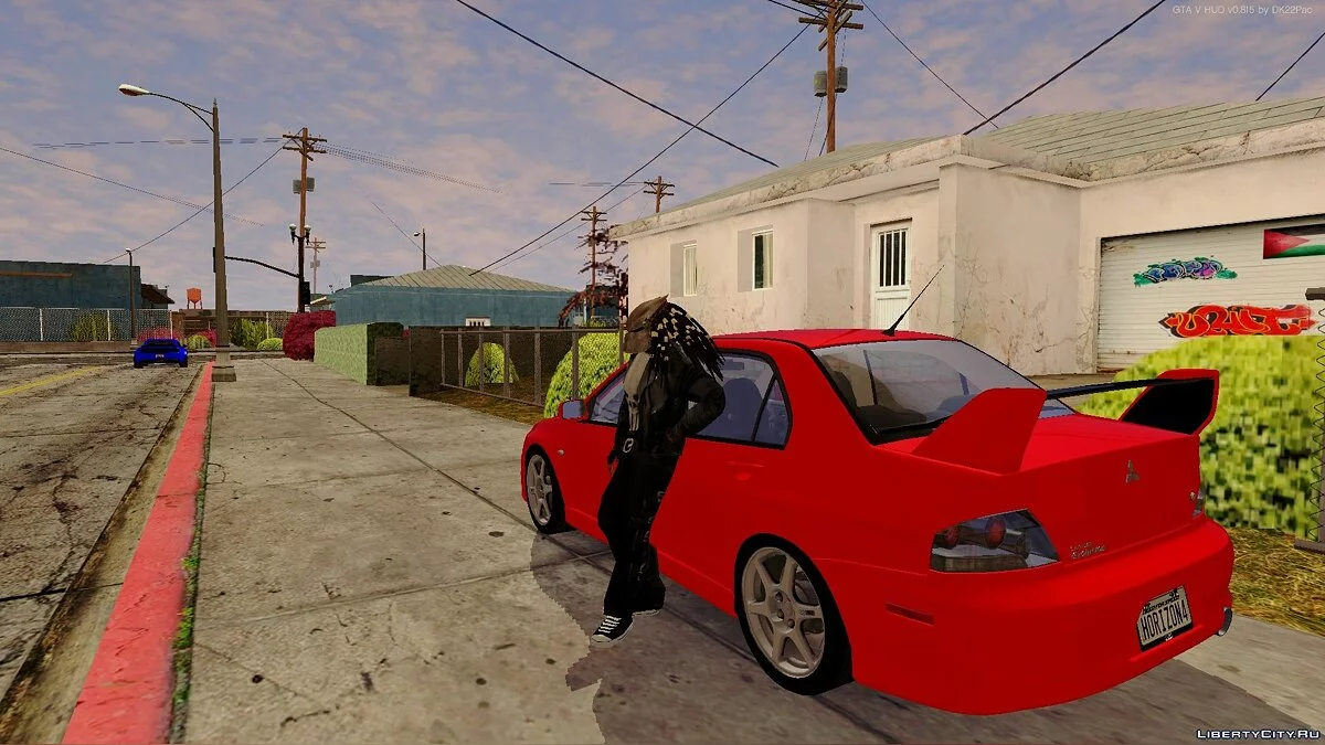 Mitsubishi Lancer Evolution VIII (spoiler fixed)  / GTA San Andreas