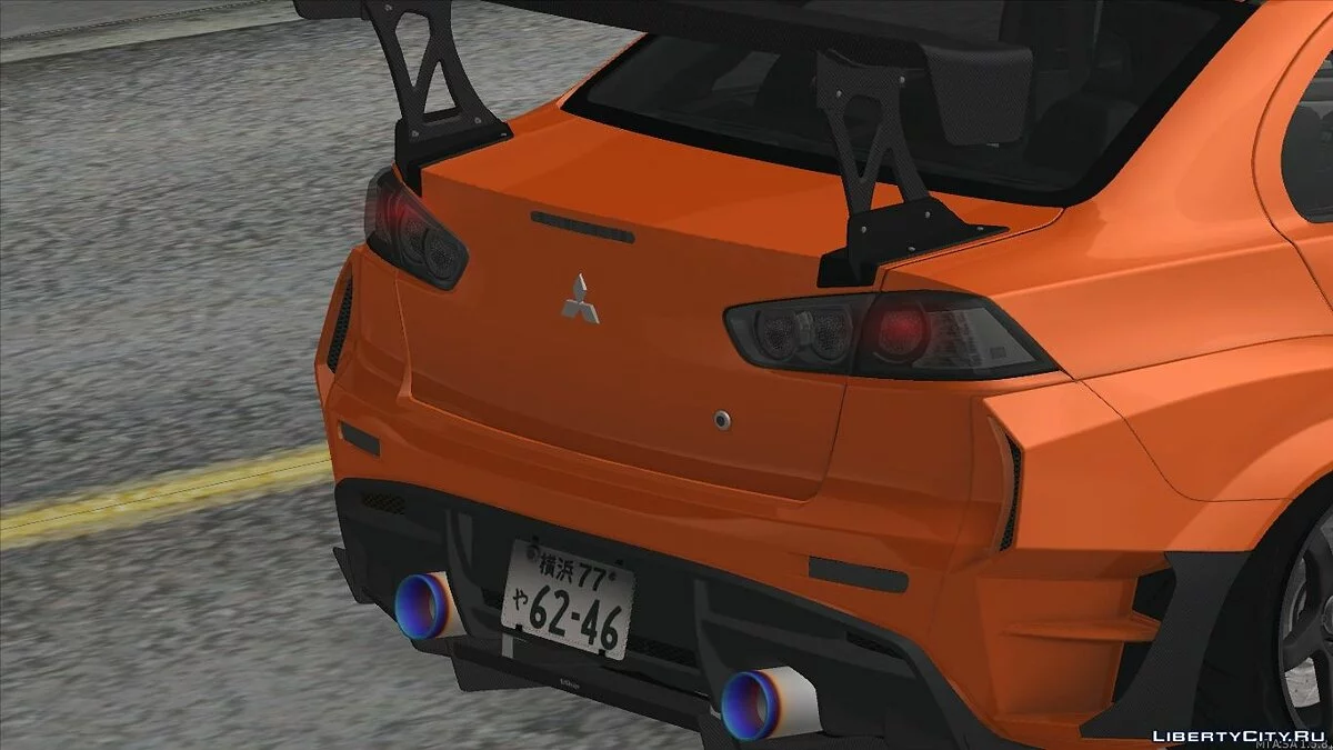 Mitsubishi Lancer EVO X 2015 Varis / GTA San Andreas