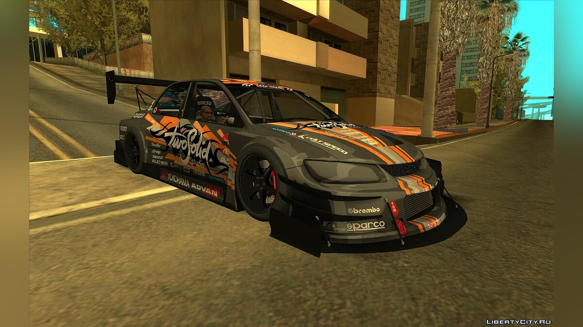 Скачать Mitsubishi Lancer Evolution VIII Time Attack для GTA San Andreas